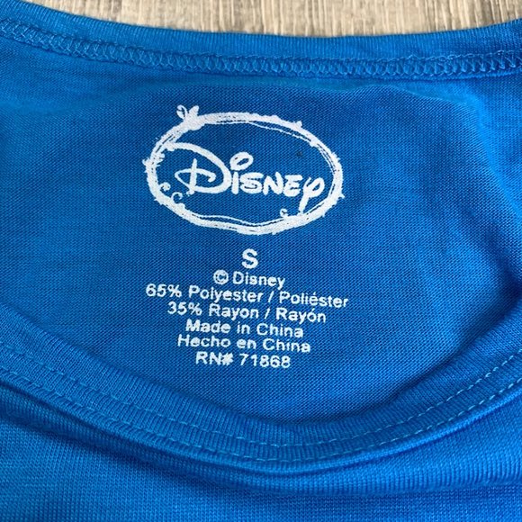 Disney Aladdin Girls/Womens Shirt Blue Size Small - Picture 3 of 8